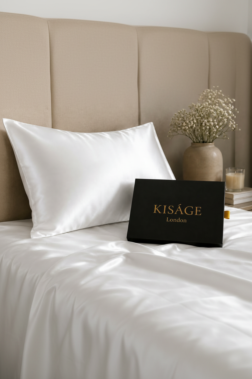 White Silk Pillowcase