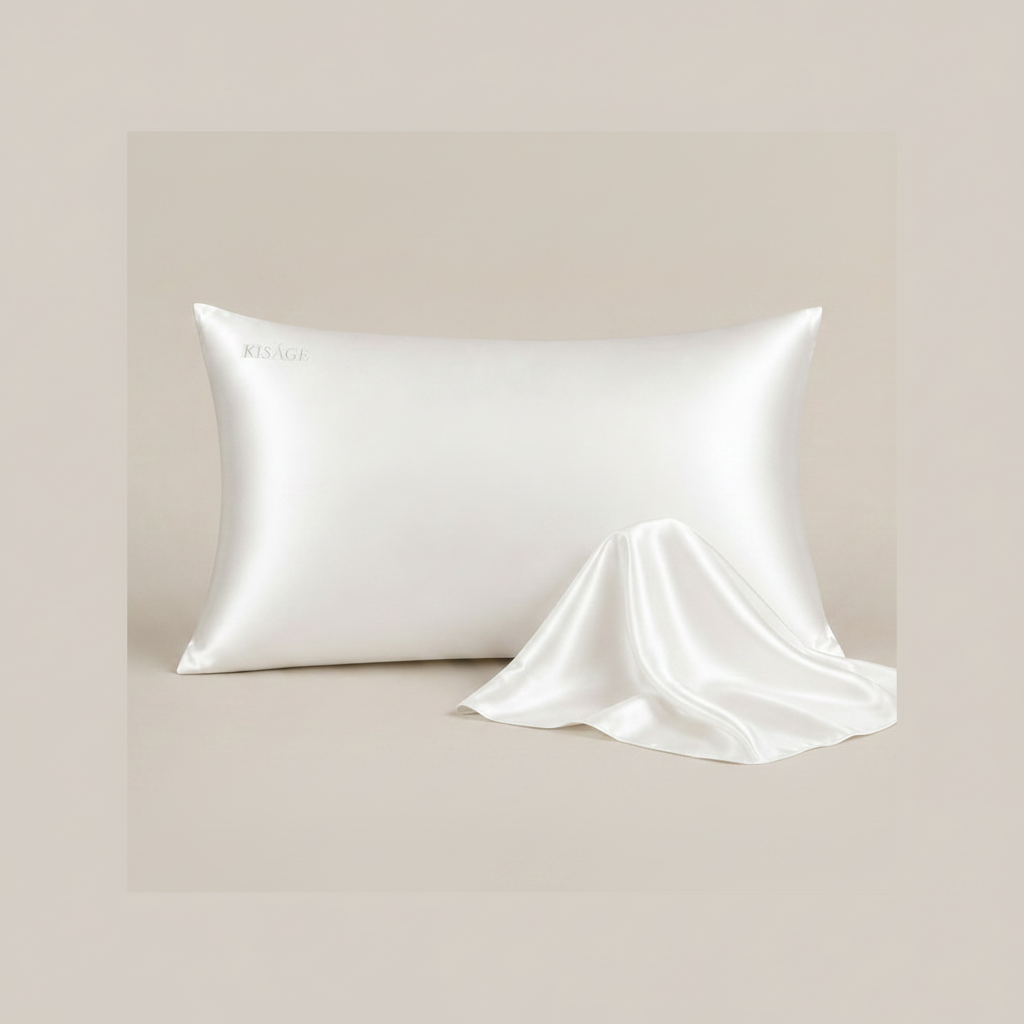 White Silk Pillowcase